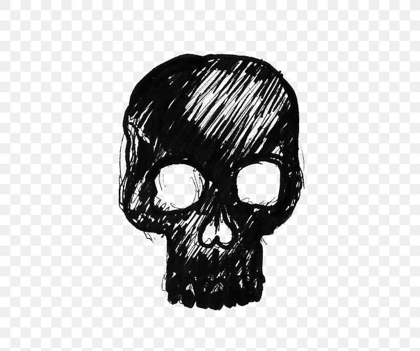 Skull Drawing Grunge Clip Art, PNG, 545x686px, Skull, Art, Black And White, Bone, Drawing Download Free