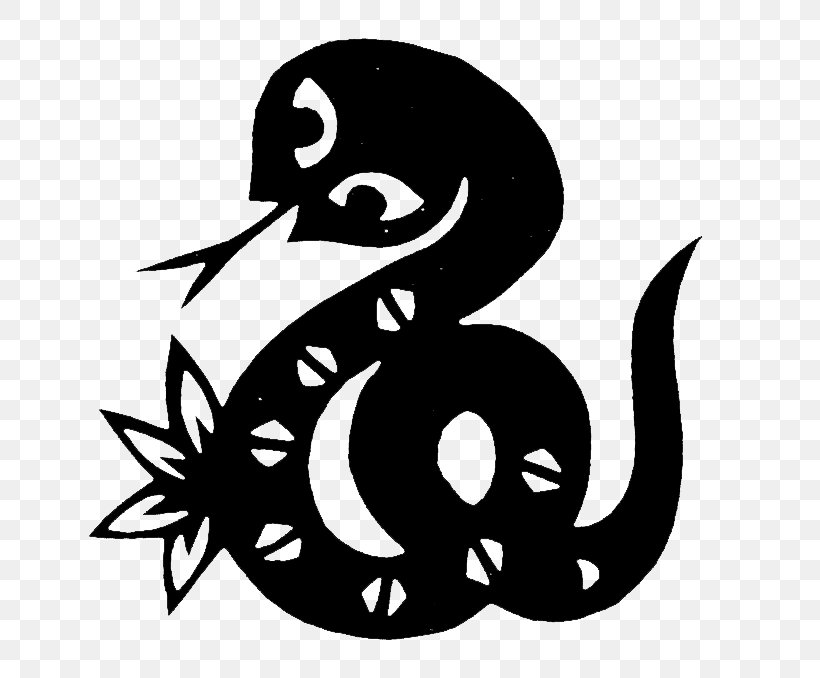Snake Paper Rat Chinese Zodiac, PNG, 660x678px, Snake, Art, Black And White, Chinese Calendar, Chinese New Year Download Free