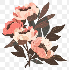 Flowers - Beautiful Flower Bouquet Illustration PNG