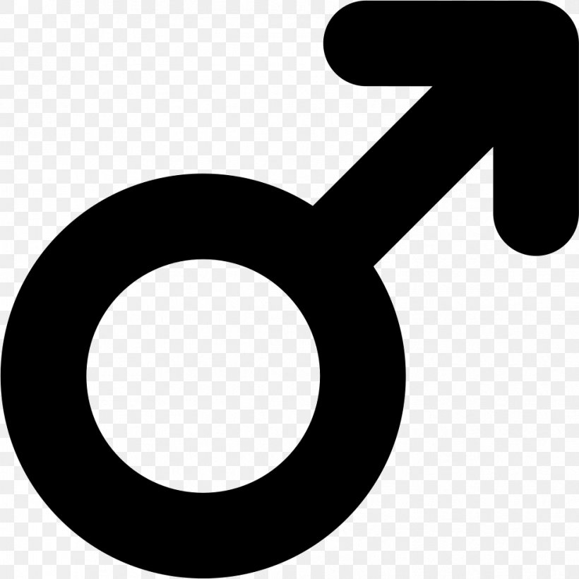Gender Symbol Male Sign Clip Art, PNG, 981x982px, Gender Symbol, Black And White, Female, Gender, Male Download Free