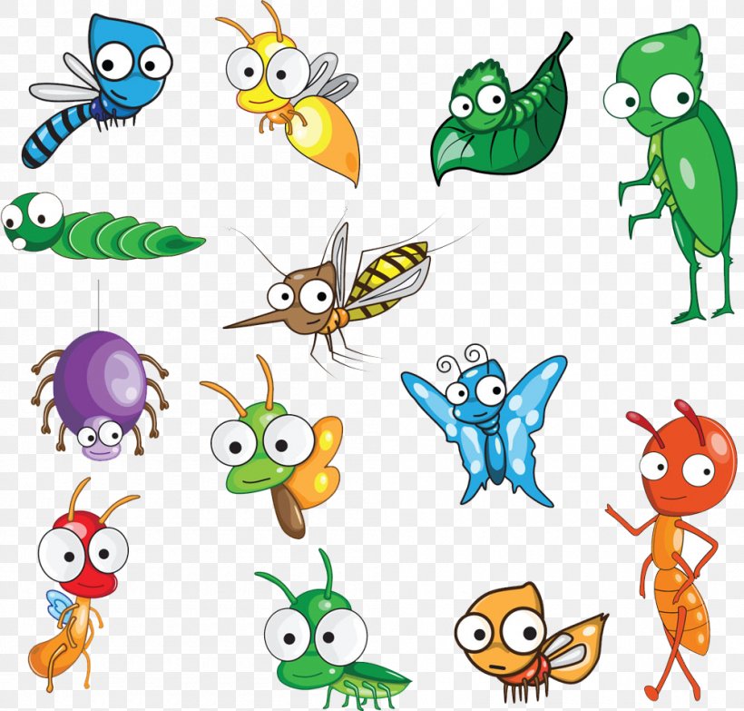 Insect Cartoon Drawing Clip Art, PNG, 1000x956px, Insect, Artwork, Cartoon, Comics, Drawing Download Free