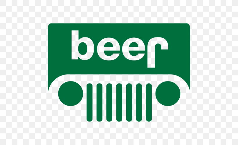 Jeep Wrangler T-shirt Beer Decal, PNG, 500x500px, Jeep, Area, Beer, Brand, Car Download Free