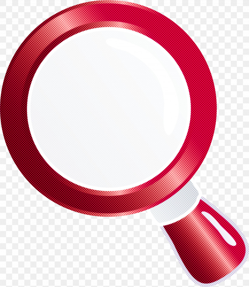 Magnifying Glass Magnifier, PNG, 2604x3000px, Magnifying Glass, Circle, Magnifier, Material Property, Red Download Free