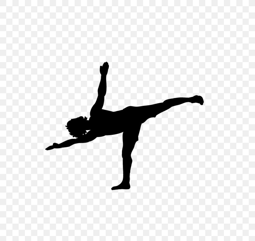 Silhouette Physical Fitness Black White, PNG, 600x776px, Silhouette, Arm, Balance, Ballet Dancer, Black Download Free