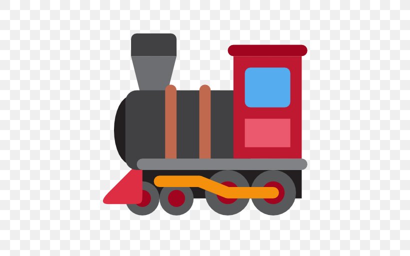 Train Rail Transport Rapid Transit Steam Locomotive, PNG, 512x512px, Train, Bo Railroad Museum, Emoji, History Of Rail Transport, Locomotive Download Free