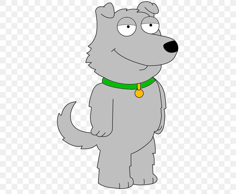 Brian Griffin Vinny Griffin The Man With Two Brians Dog Character, PNG, 450x675px, Brian Griffin, Art, Black And White, Carnivoran, Cartoon Download Free