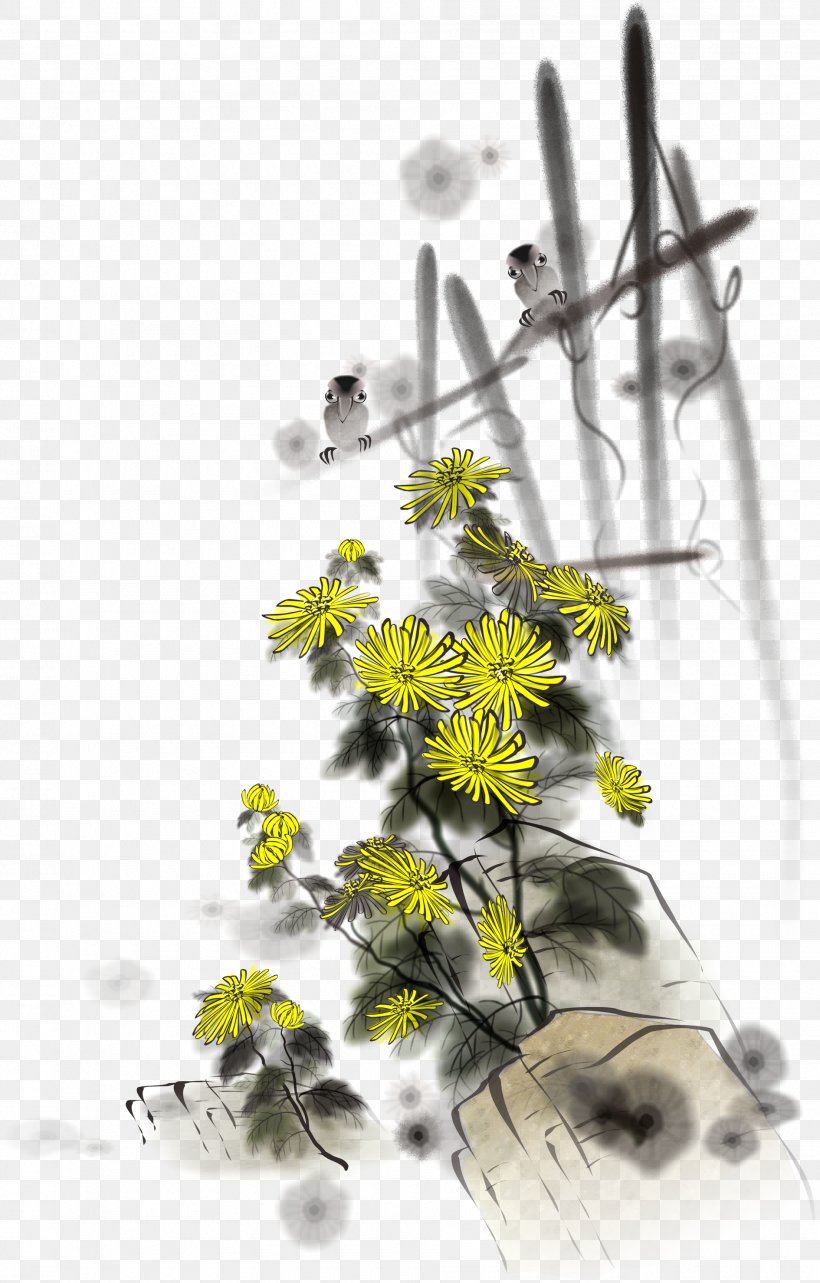 Chrysanthemum Xd7grandiflorum Chrysanthemum Indicum, PNG, 1890x2958px, Chrysanthemum Xd7grandiflorum, Black And White, Branch, Chinoiserie, Chrysanthemum Download Free