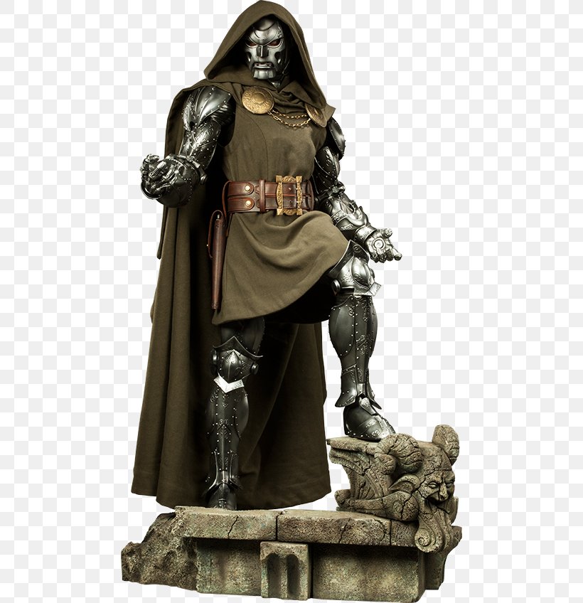 Doctor Doom Hulk Deadpool Sideshow Collectibles Statue, PNG, 480x848px, Doctor Doom, Action Toy Figures, Classical Sculpture, Deadpool, Fantastic Four Download Free