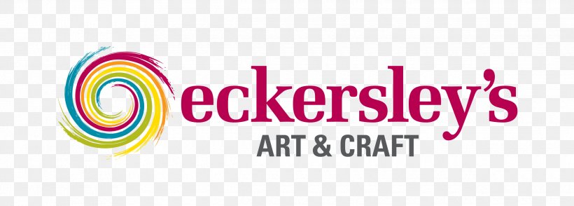 Eckersley's Art & Craft Logo Brand, PNG, 2480x892px, Logo, Art, Brand, Craft, Magenta Download Free