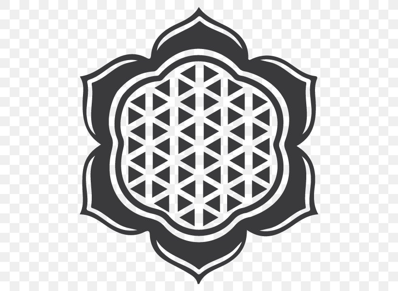 Overlapping Circles Grid Nelumbo Nucifera Flower Metatron's Cube, PNG, 600x600px, Overlapping Circles Grid, Art, Black, Black And White, Cube Download Free