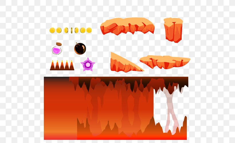 Sprite Lava Cave Desktop Wallpaper, PNG, 600x500px, 2d Computer Graphics, Sprite, Brand, Cave, Game Download Free