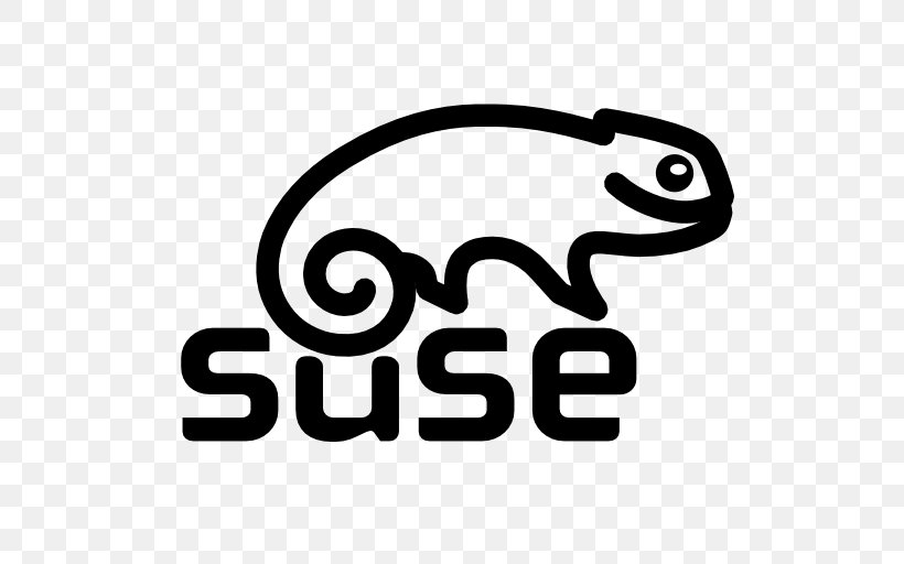 SUSE Linux Distributions OpenSUSE, PNG, 512x512px, Suse Linux Distributions, Area, Black And White, Brand, Ceph Download Free