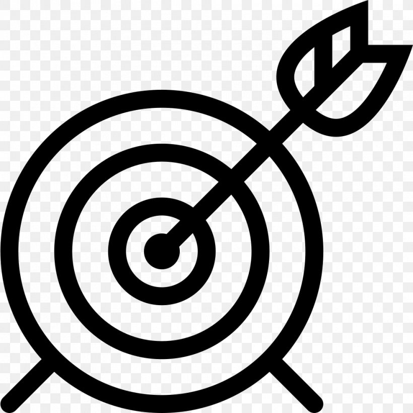 Bullseye Green Arrow Archery, PNG, 981x980px, Bullseye, Archery, Area, Artwork, Black And White Download Free