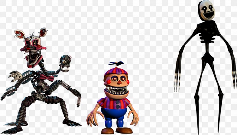 Five Nights At Freddy's 4 Five Nights At Freddy's: Sister Location Five Nights At Freddy's 2 Freddy Fazbear's Pizzeria Simulator, PNG, 1024x582px, Five Nights At Freddy S, Action Figure, Animatronics, Cartoon, Fictional Character Download Free