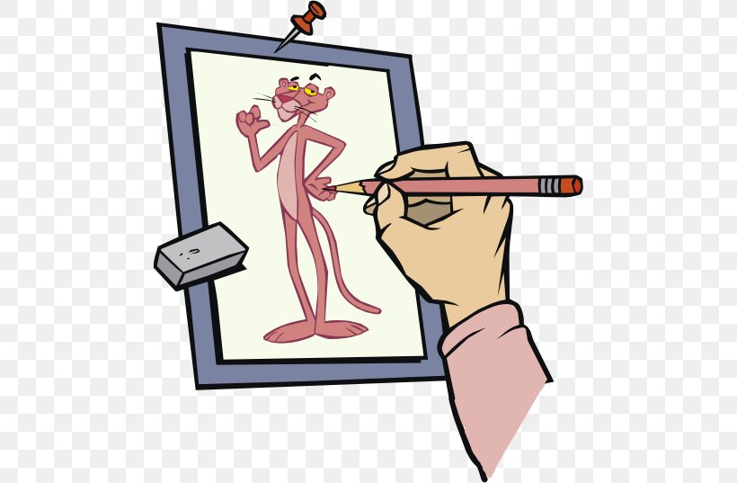 The Pink Panther Clip Art, PNG, 479x537px, Pink Panther, Area, Art, Artwork, Behavior Download Free