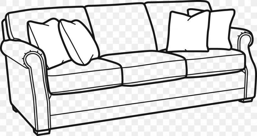 Clip Art Couch Furniture Loveseat Sofa Bed, PNG, 1476x782px, Couch, Area, Bed, Black And White, Chair Download Free