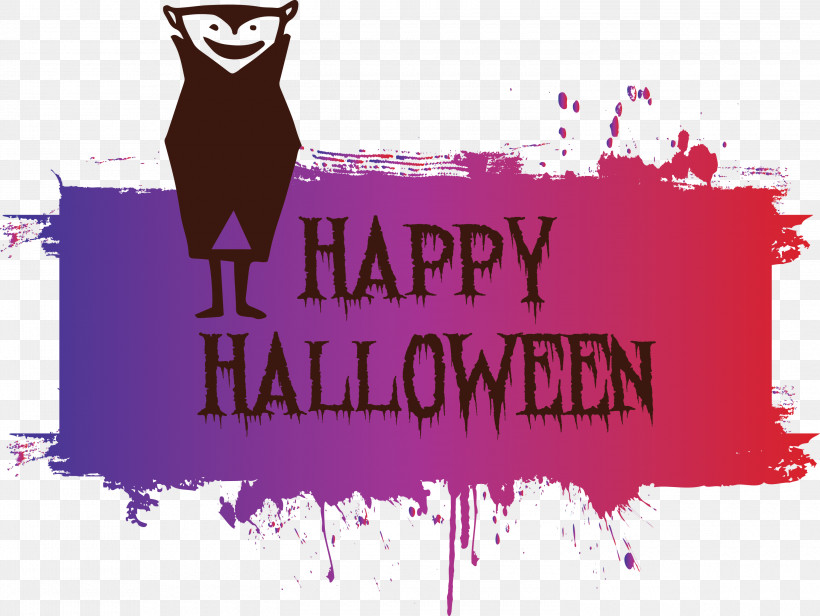 Happy Halloween, PNG, 3000x2254px, Happy Halloween, Logo, Poster, Royaltyfree, Spider Download Free