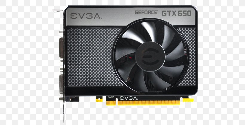 Graphics Cards & Video Adapters GDDR5 SDRAM EVGA Corporation NVIDIA GeForce GTX 650, PNG, 650x418px, Graphics Cards Video Adapters, Computer Component, Computer Cooling, Digital Visual Interface, Electronic Device Download Free
