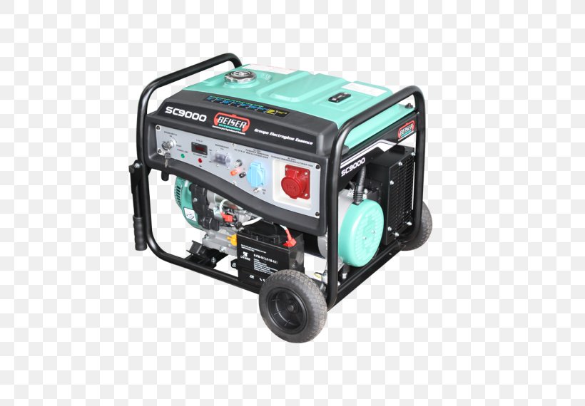 Electric Generator Engine-generator Gasoline Car Emergency Power System, PNG, 570x570px, Electric Generator, Automotive Exterior, Beiser Environnement, Car, Electricity Generation Download Free