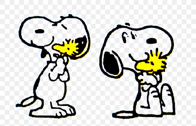 Snoopy Heart-Shaped Clip Snoopy & Woodstock