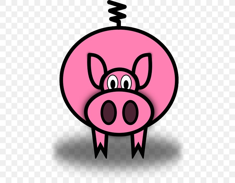 Domestic Pig Clip Art Ham Pork, PNG, 484x640px, Pig, Cartoon, Domestic Pig, Drawing, Fictional Character Download Free