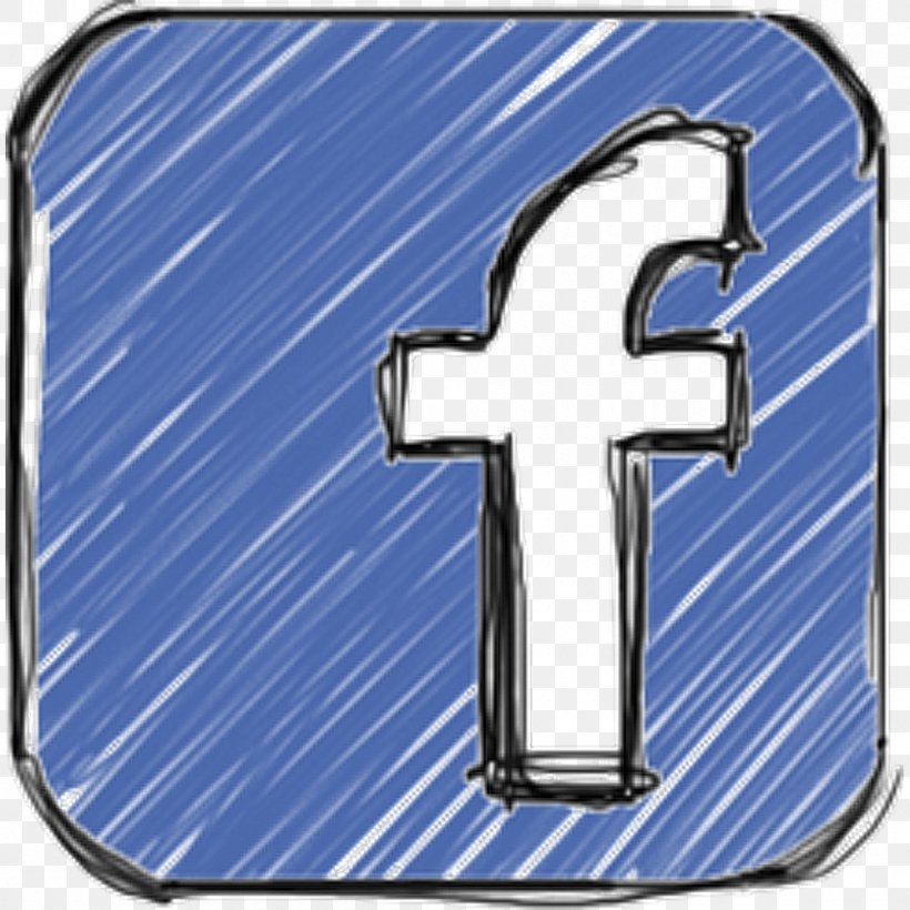 Facebook Blue, PNG, 1000x1000px, Facebook, Blue, Cross, Electric Blue, Head Louse Download Free