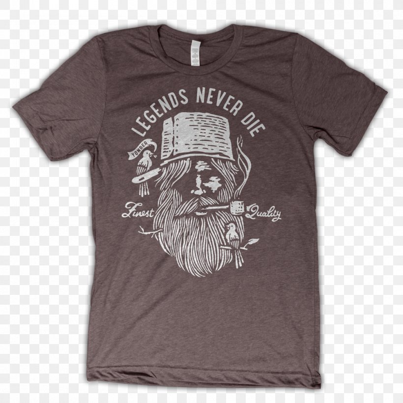 T-shirt Indiana Legends Never Die Clothing Sleeve, PNG, 1000x1000px, Tshirt, Active Shirt, Brand, Campfire, Charcoal Download Free