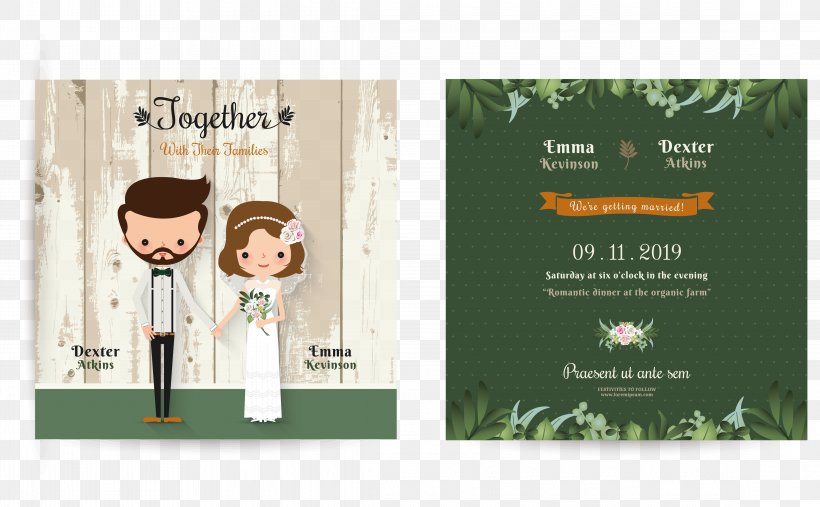 Wedding Invitation Bridegroom Illustration, PNG, 4555x2820px, Wedding Invitation, Advertising, Brand, Bride, Bride Groom Direct Download Free