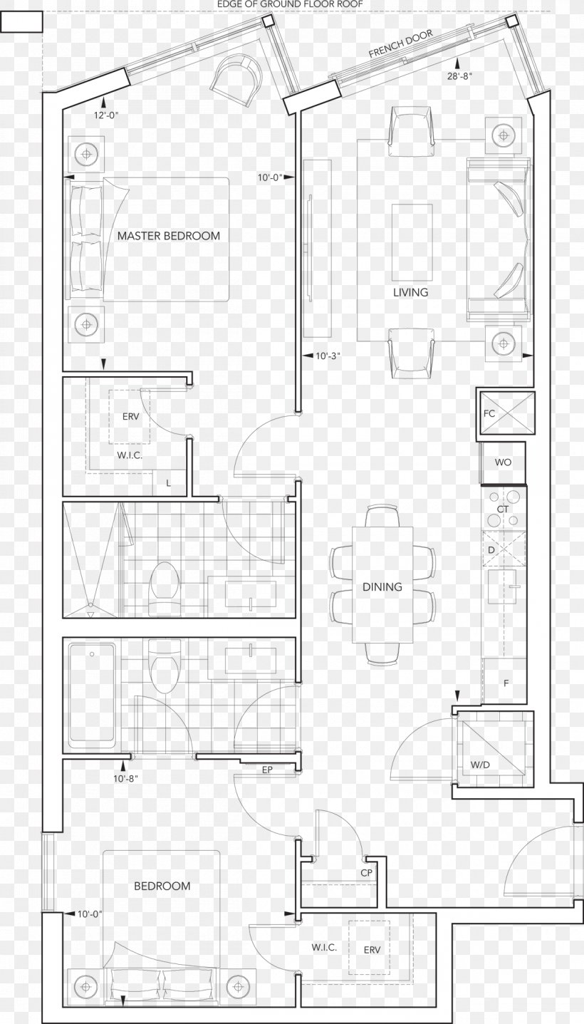 Floor Plan Architecture Technical Drawing, PNG, 1200x2104px, Floor Plan, Architecture, Area, Artwork, Black And White Download Free