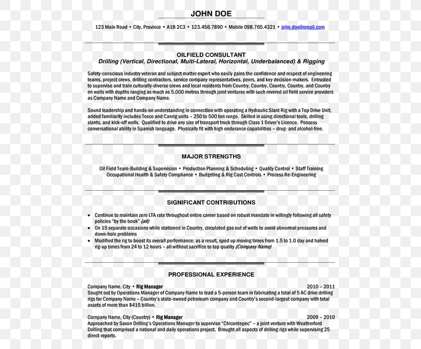 Résumé Petroleum Industry Operations Management Curriculum Vitae Oil Field, PNG, 525x679px, Resume, Area, Cover Letter, Curriculum Vitae, Document Download Free