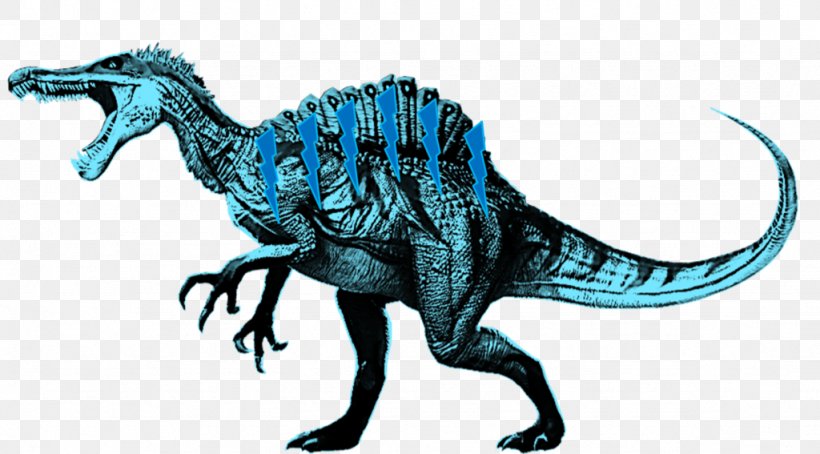 Spinosaurus Velociraptor Tyrannosaurus Dinosaur Jurassic World Evolution, PNG, 1024x567px, Spinosaurus, Animal Figure, Dinoriders, Dinosaur, Extinction Download Free