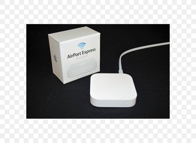AirPort Express Apple Router AirPort Time Capsule, PNG, 600x600px, Airport Express, Airport, Airport Time Capsule, Apple, Base Station Download Free