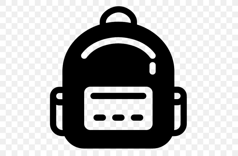 Backpack Vector Clip Art, PNG, 540x540px, Backpack, Area, Bag, Baggage, Black And White Download Free