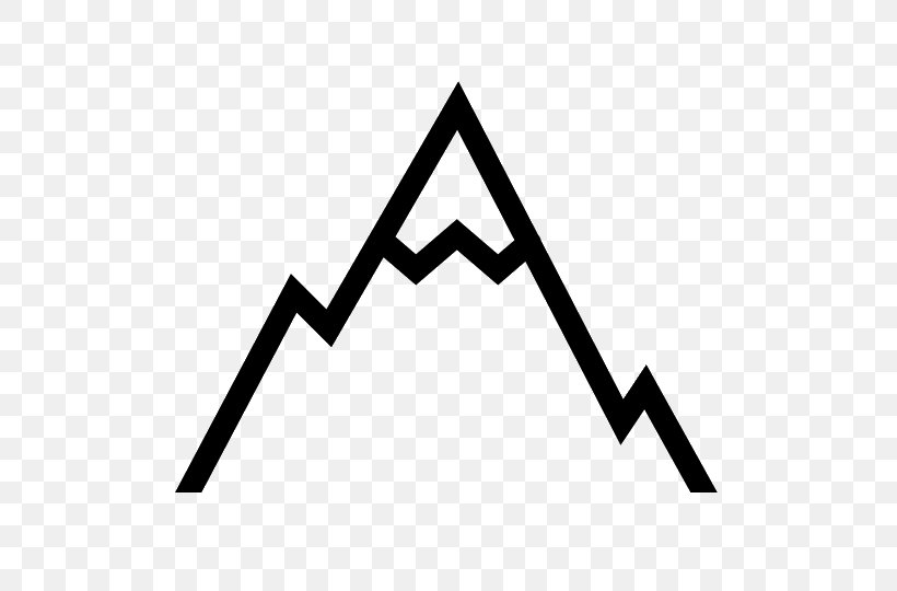 Mountain Clip Art, PNG, 540x540px, Mountain, Area, Black, Black And White, Brand Download Free