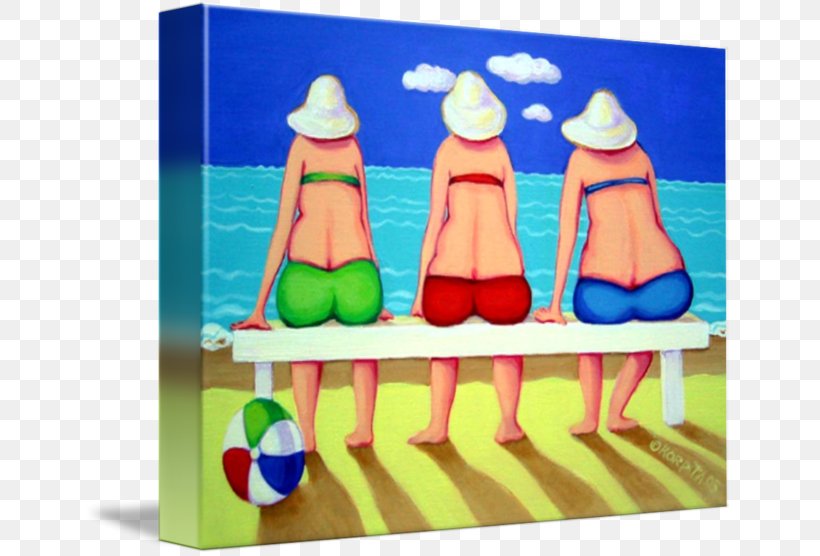 Girlfriend Painting Friendship Folk Art, PNG, 650x556px, Girlfriend, Art, Beach, Child Art, Female Download Free