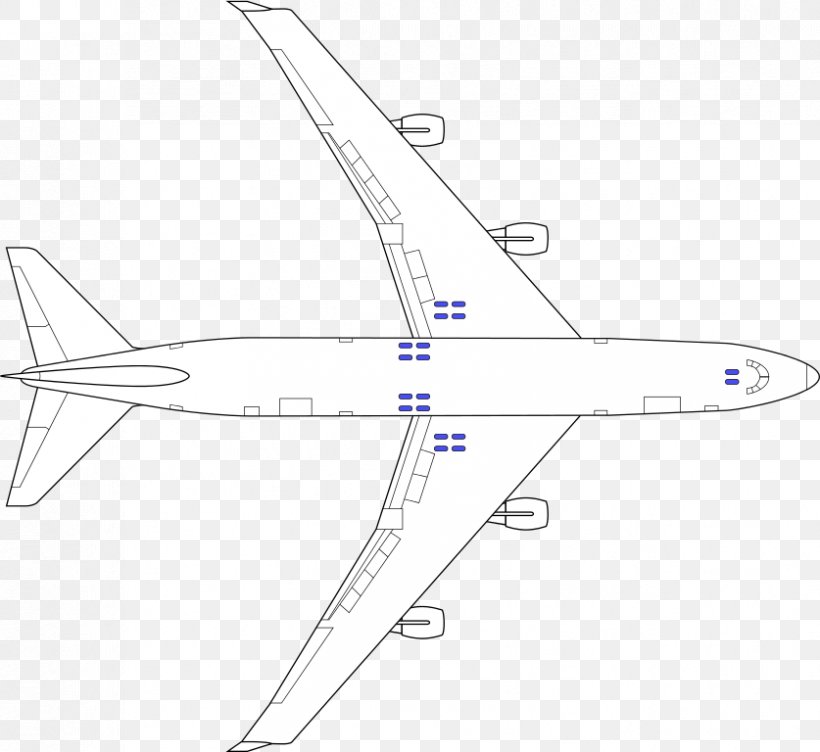 Boeing 747-400 Airplane Drawing Airbus A380, PNG, 837x768px, Boeing 747, Aerospace Engineering, Air Travel, Airbus A380, Aircraft Download Free