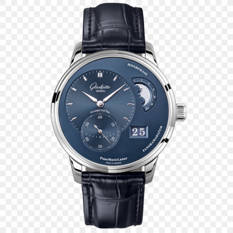 Glashütte Original Watch Movement Clock, PNG, 1000x1000px, Watch, Brand, Chronograph, Clock, Counterfeit Watch Download Free