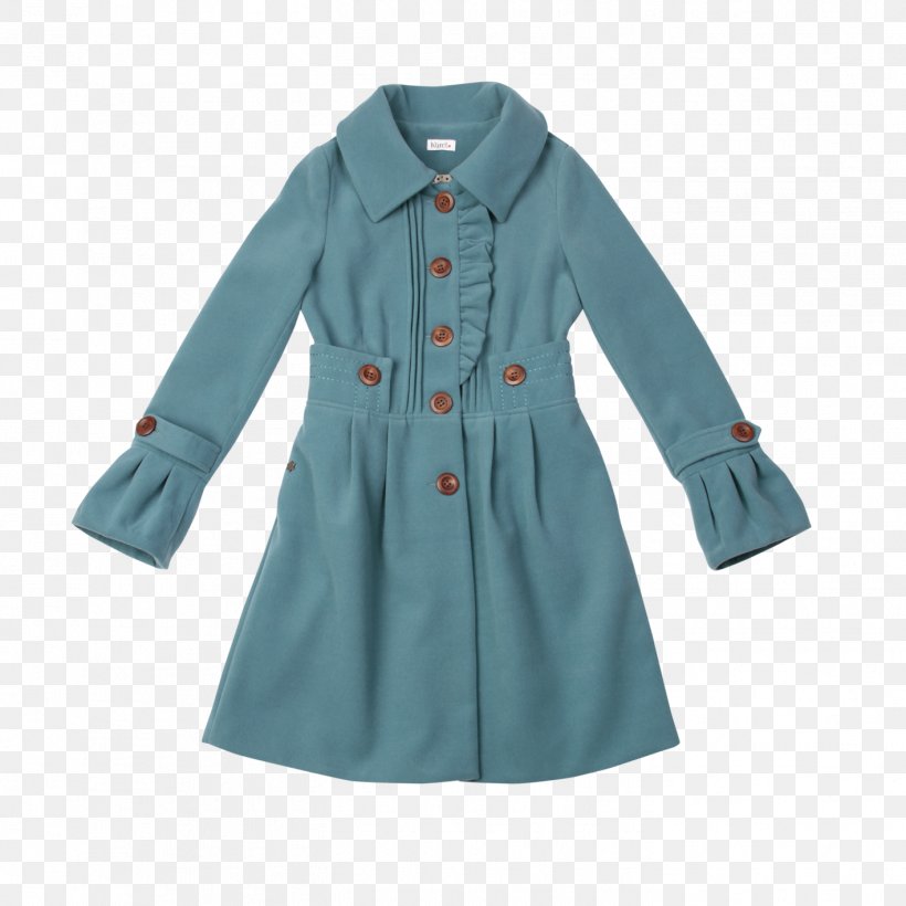 Overcoat Trench Coat Turquoise, PNG, 1417x1417px, Overcoat, Button, Coat, Day Dress, Sleeve Download Free