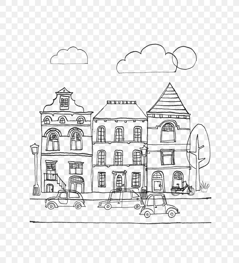 Straat Met Huizen Street With Houses Sketch, PNG, 700x900px, Huizen, Arch, Architecture, Area, Artwork Download Free