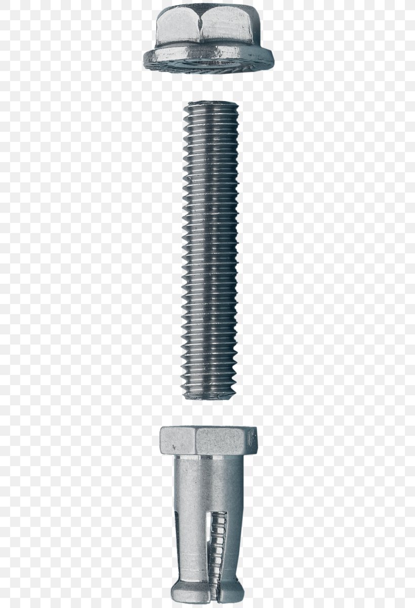 Anchor Screw Thread Gewindestift Wedge, PNG, 282x1200px, Anchor, Anchorage, Augers, Cylinder, Facade Download Free