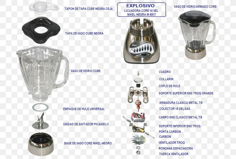 Blender John Oster Manufacturing Company Osterizer Sunbeam Products Glass, PNG, 712x554px, Blender, Cleaver, Coffeemaker, Glass, Home Appliance Download Free