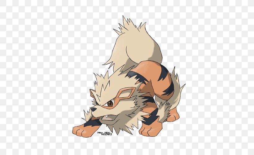 Cat Arcanine Pokémon FireRed And LeafGreen Drawing, PNG, 500x500px, Watercolor, Cartoon, Flower, Frame, Heart Download Free