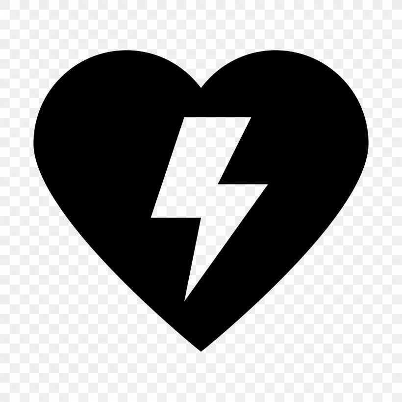 Heart Automated External Defibrillators Defibrillation Myocardial Infarction, PNG, 1600x1600px, Heart, Artificial Cardiac Pacemaker, Automated External Defibrillators, Black And White, Cardiovascular Disease Download Free