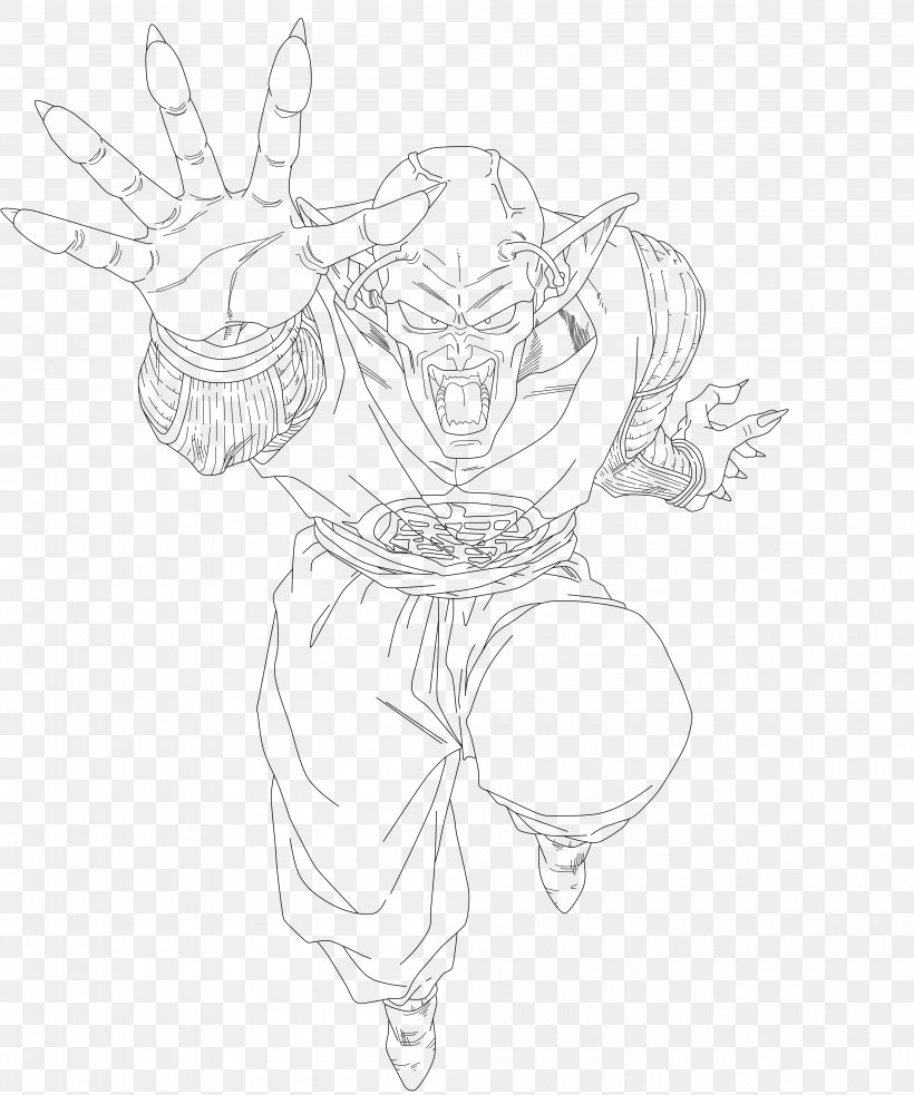 King Piccolo Vegeta Mr. Satan Sketch, PNG, 4000x4800px, Piccolo, Arm, Art, Artist, Artwork Download Free