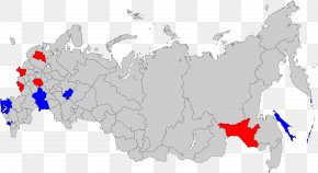 Russia - Russian Legislative Election, 2016 Russian Regional Elections, 2012 Map PNG