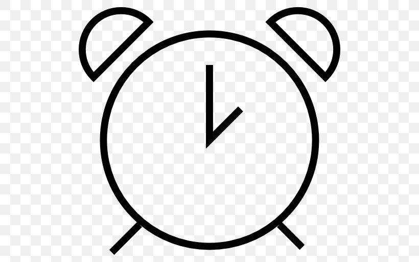 Alarm Clocks Logo, PNG, 512x512px, Alarm Clocks, Area, Black And White, Clock, Digital Clock Download Free