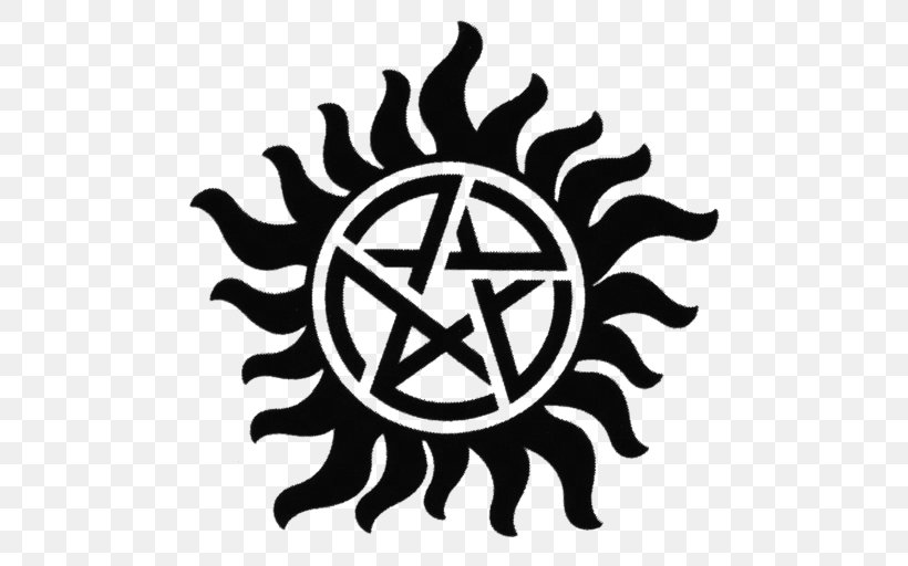 Dean Winchester Sam Winchester Logo Supernatural Wiki Decal, PNG, 500x512px, Dean Winchester, Black And White, Brand, Colin Ford, Decal Download Free