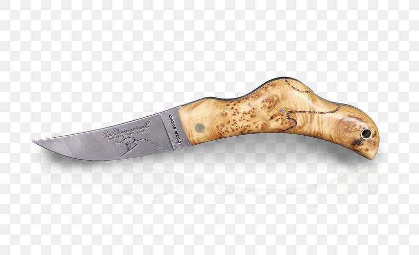 Hunting & Survival Knives Knife Couteaux Le Chamoniard Utility Knives Mont Blanc, PNG, 725x500px, Hunting Survival Knives, Blade, Chamonix, Cold Weapon, First Ascent Download Free