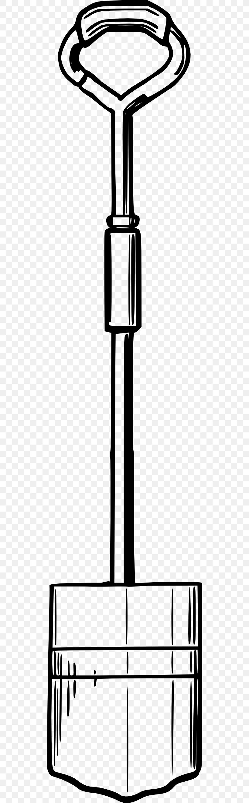 Spade Shovel Clip Art, PNG, 512x2637px, Spade, Area, Black And White, Bucket And Spade, Drawing Download Free
