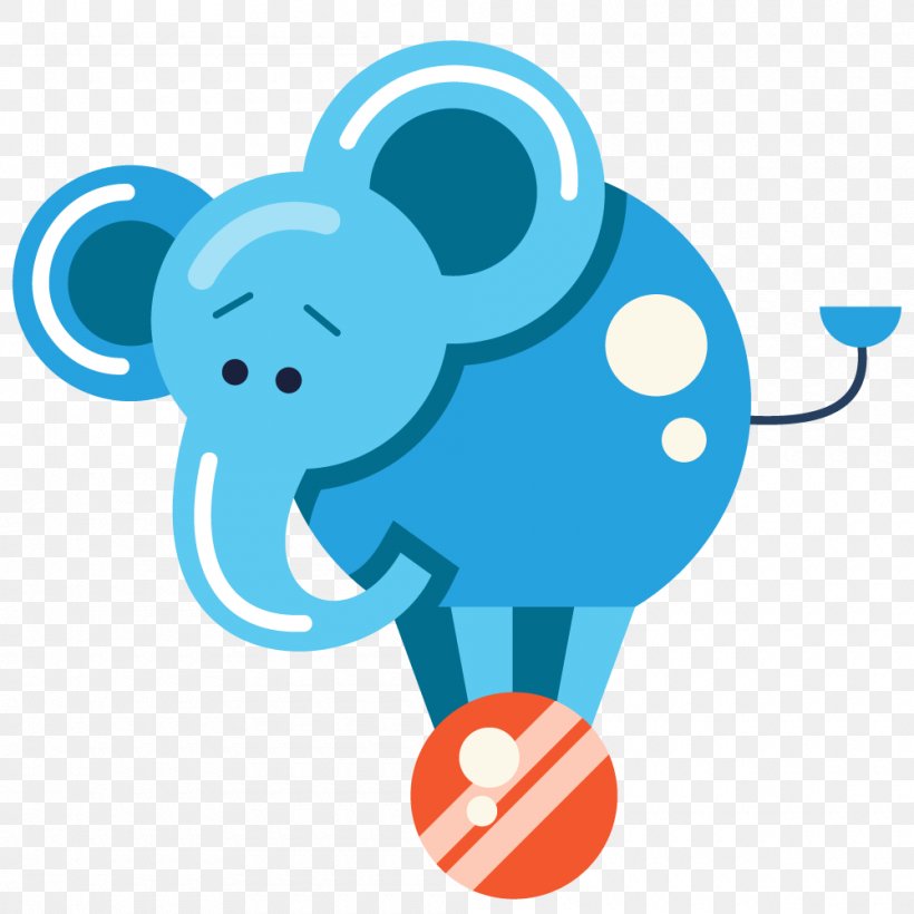 Circus Performance Elephant Vector Graphics, PNG, 1000x1000px, Circus, Acrobatics, Animal Figure, Area, Blue Download Free